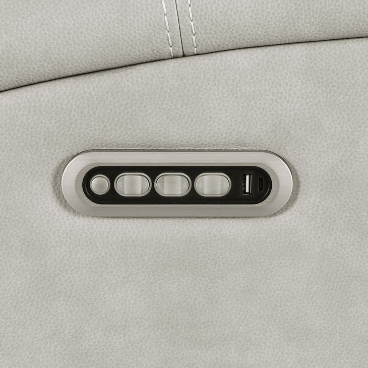 Brickston Gray Power Reclining Living Room Set