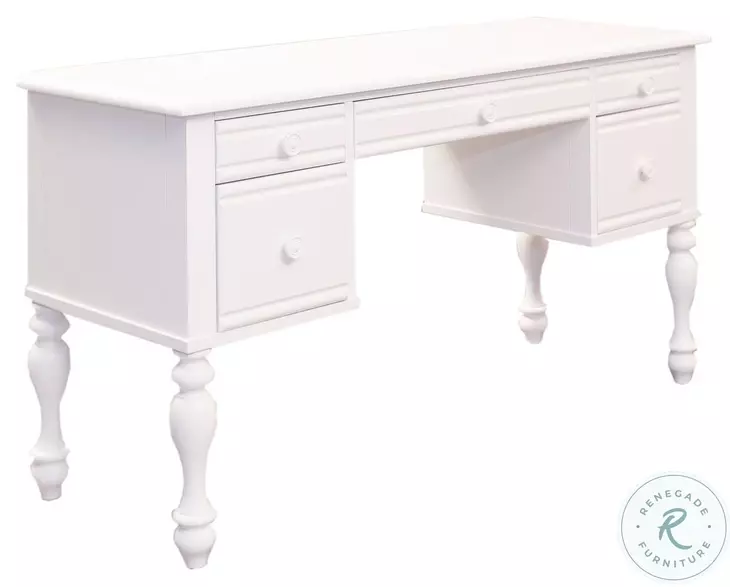 Summer House I Oyster White Vanity Desk