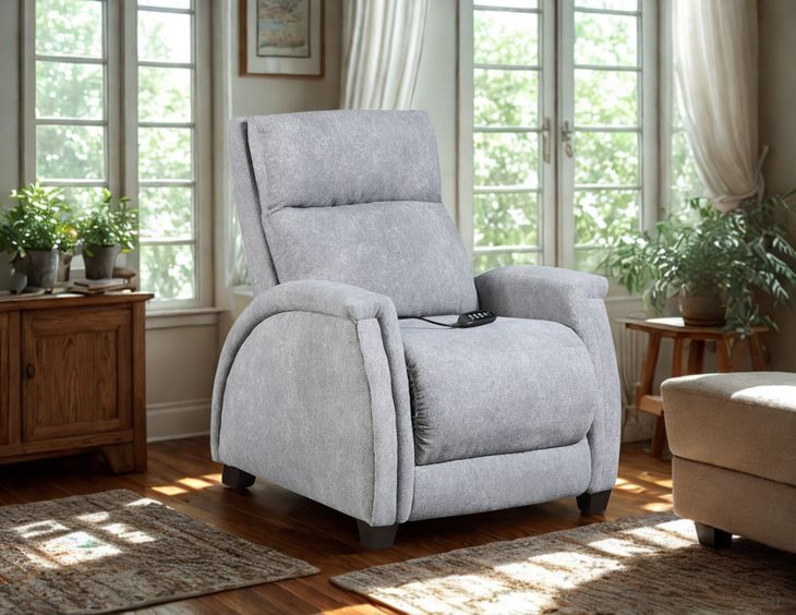 Venus Gunmetal Zero Gravity Power Recliner
