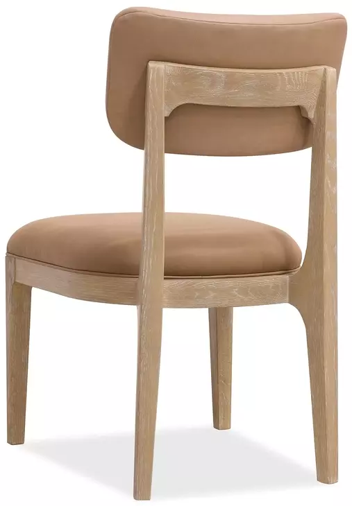 Seabreeze Brown Upholstered Side Chair