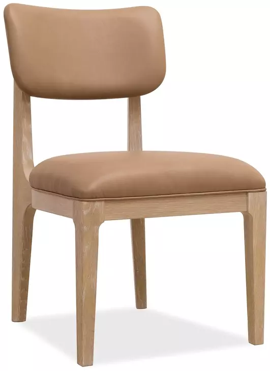Seabreeze Brown Upholstered Side Chair