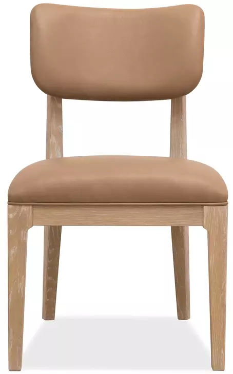 Seabreeze Brown Upholstered Side Chair