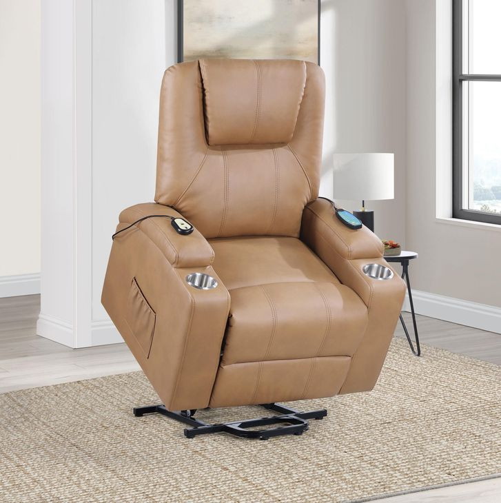 Armstrong Camel Power Lift Massage Recliner 