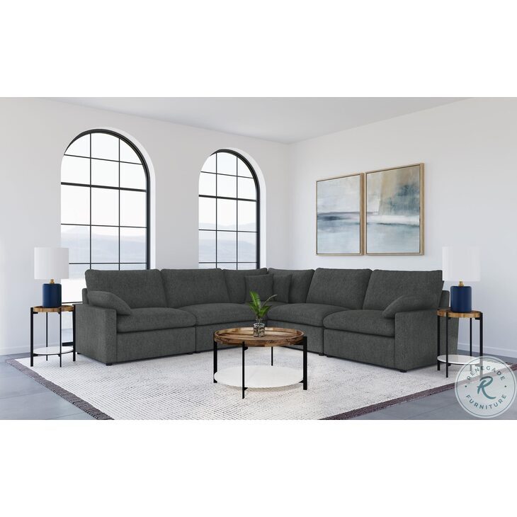 Collins Dark Gray Modular Power Reclining Sectional from Coaster