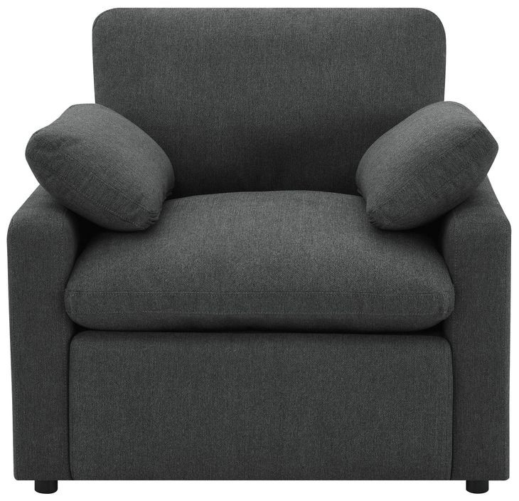 Collins Dark Gray Power Recliner