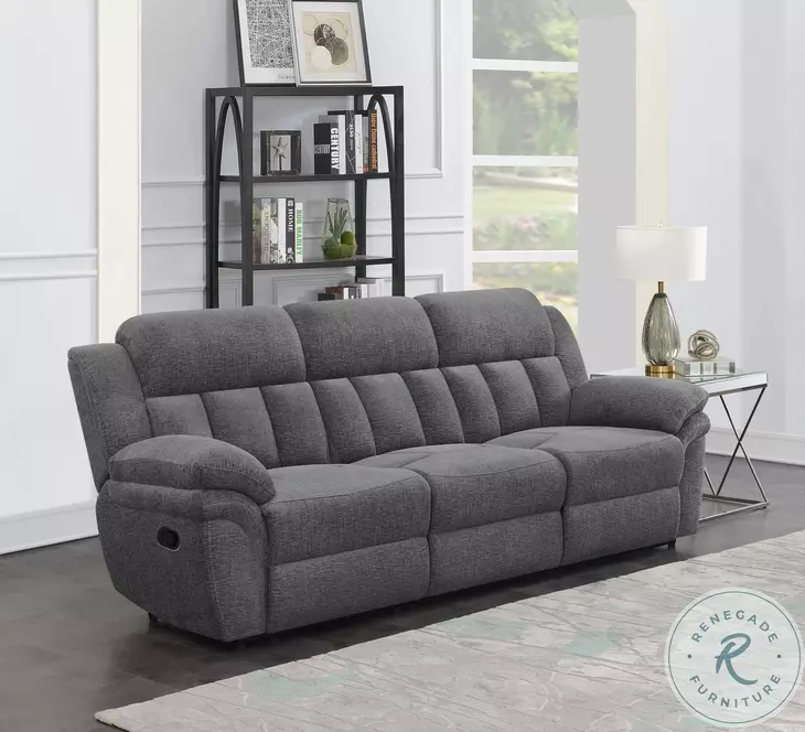 Bahrain Charcoal Power Reclining Sofa
