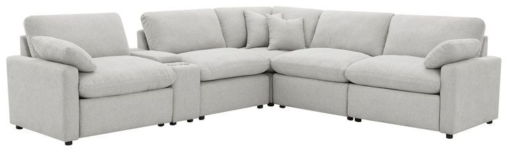 Collins Gray 6 Piece Modular Power Sectional