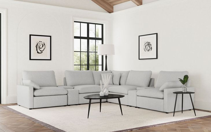 Collins Gray 7 Piece Modular Power Sectional