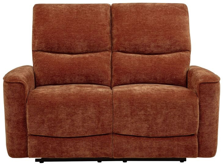 Navarro Burnt Orange 57" Motion Loveseat
