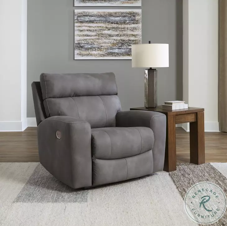 Next-Gen DuraPella Slate Performance Fabric Power Recliner