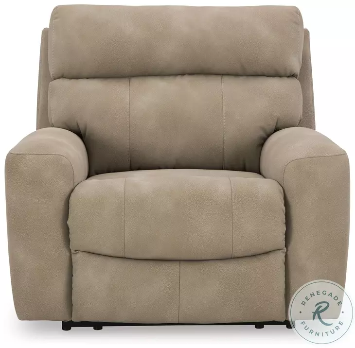 Next-Gen DuraPella Sand Performance Fabric Power Recliner
