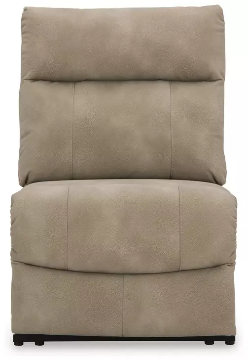 Next Gen Durapella Sand 4 Piece Modular Zero Gravity Power Reclining Sectional with Power Headrest and USB Charging