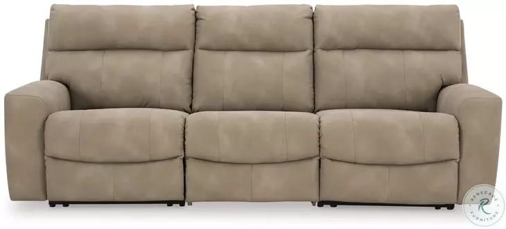 Next-Gen DuraPella Sand Performance Fabric Modular Power Reclining Sofa