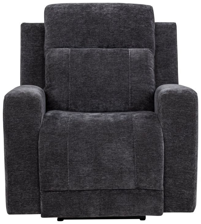 Kennett Dark Gray Power Recliner with USB Charging