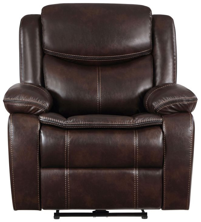 Sycamore Dark Brown Power Recliner