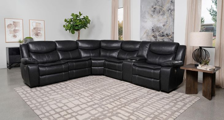 Sycamore Dark Gray 3 Piece Power Reclining Sectional