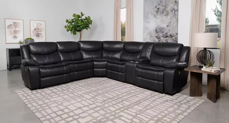 Sycamore Dark Gray 3 Piece Power Reclining Sectional