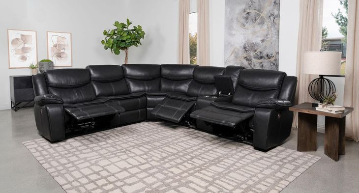 Sycamore Dark Gray 3 Piece Power Reclining Sectional