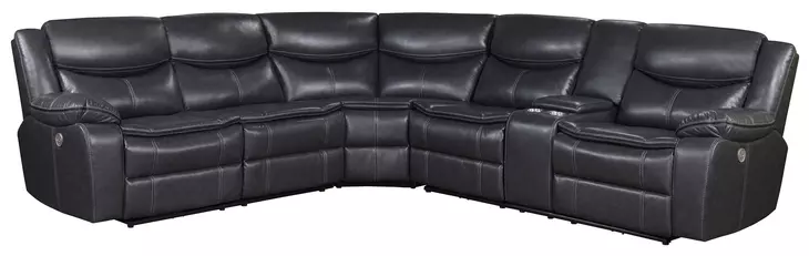 Sycamore Dark Gray 3 Piece Power Reclining Sectional