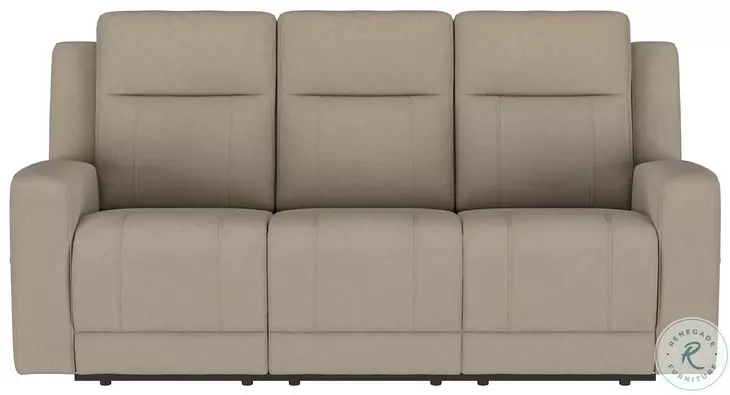 Brentwood Taupe Chenille 80" Reclining Sofa