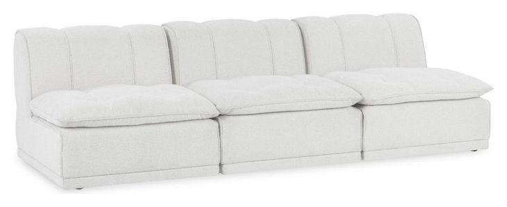Haven White 3 Piece Modular Sofa