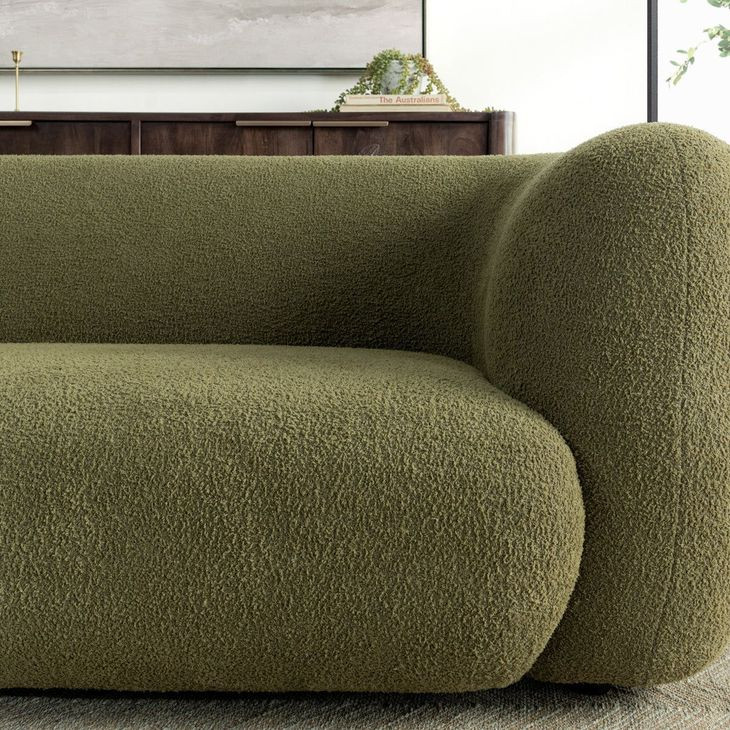 Faris Dark Olive 102" Sofa