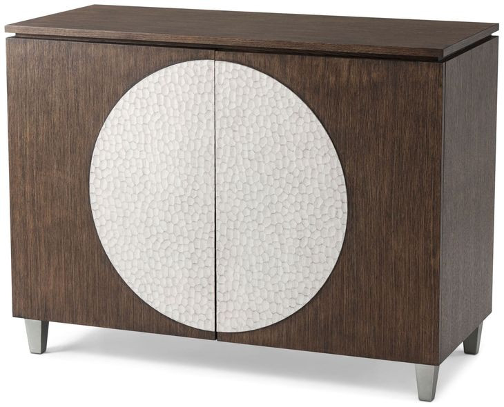 Isola Charteris and White 2 Door Accent Cabinet