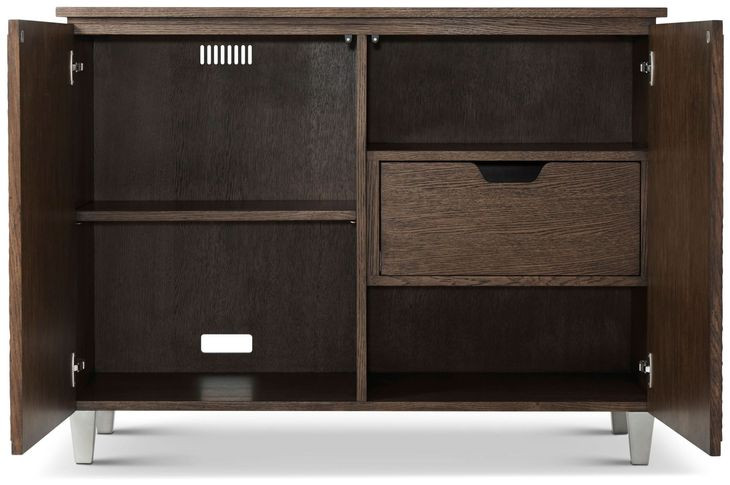 Isola Charteris and White 2 Door Accent Cabinet