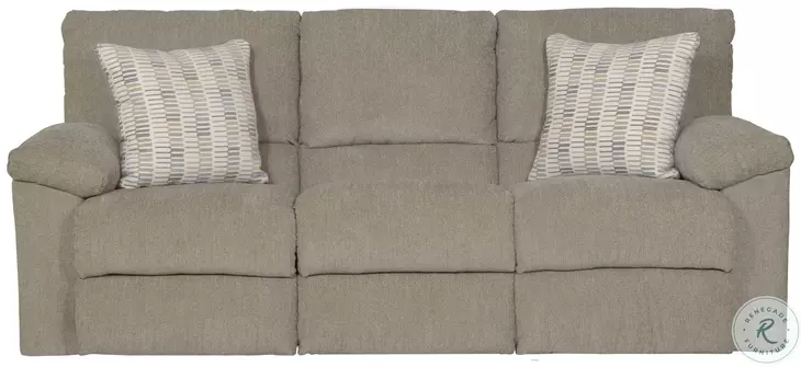 Tyler Pewter Power Reclining 85" Sofa