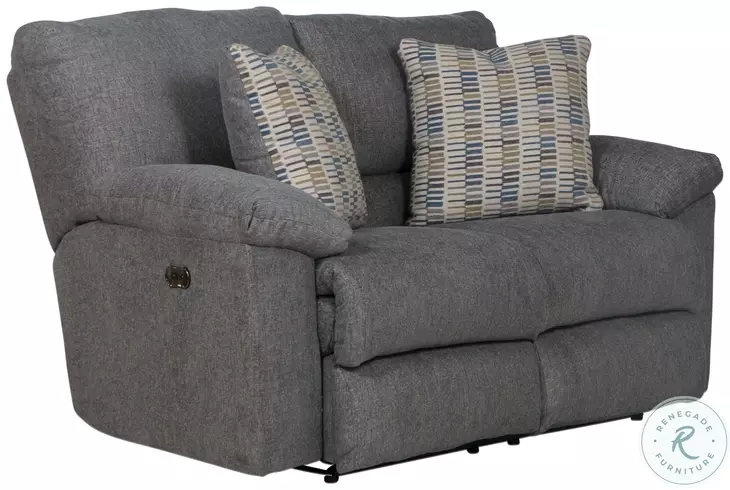Tyler Stonewash Power Reclining 60" Loveseat