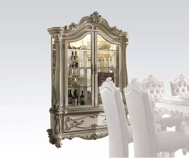 Versailles Bone White Counter Height Dining Room Set