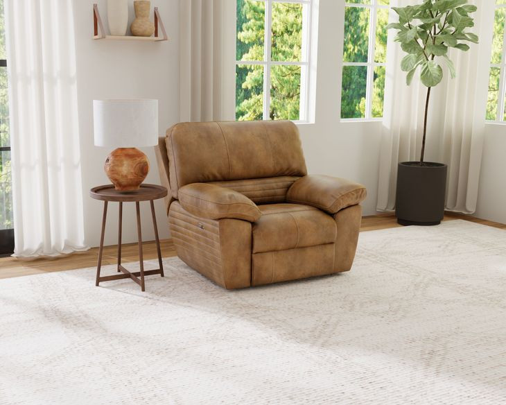Stetson Canyon Lay Flat Power Recliner with USB Charging
