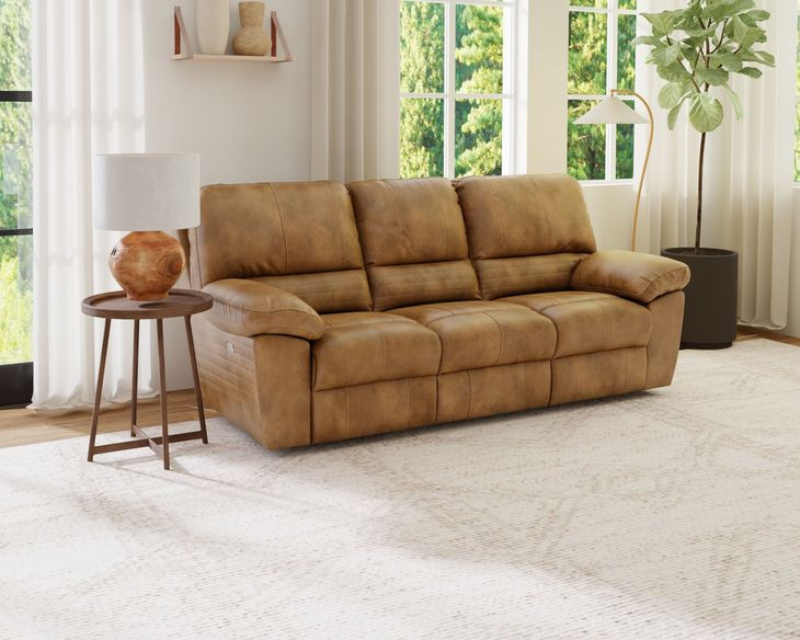 Stetson Canyon 91" Lay Flat Power Reclining Sofa with USB Charging