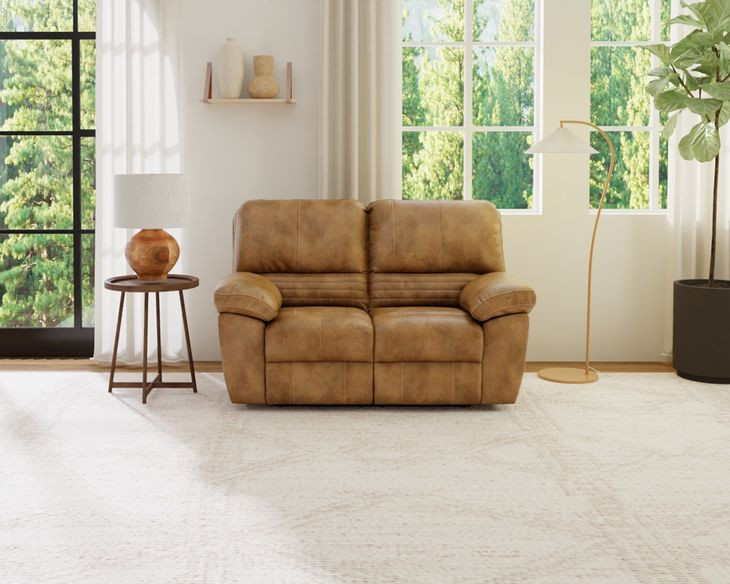 Stetson Canyon 65" Lay Flat Power Reclining Loveseat with USB Charging