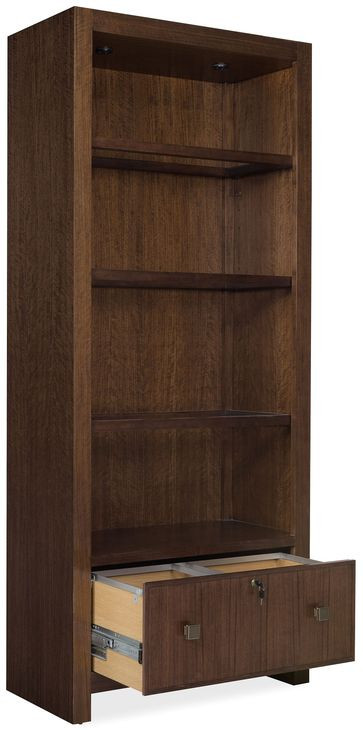 Archives Dark Brown Bookcase