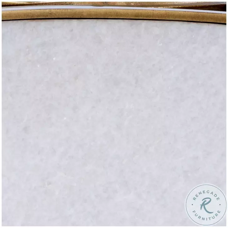 Talulah Oval Marble Accent Table