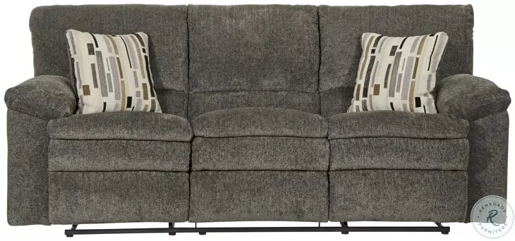 Tosh Pewter Power Reclining 85" Sofa