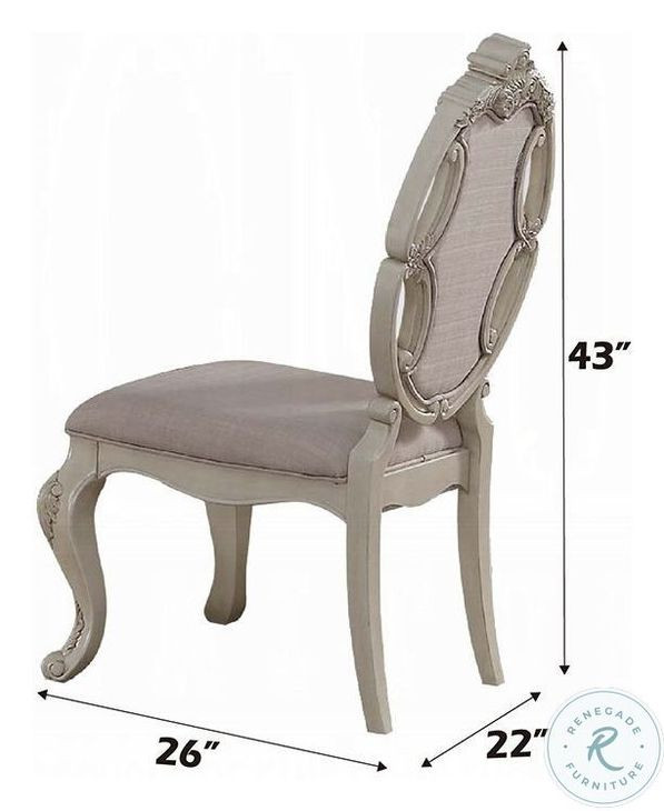 Ragenardus Antique White Extendable Rectangular Dining Room Set