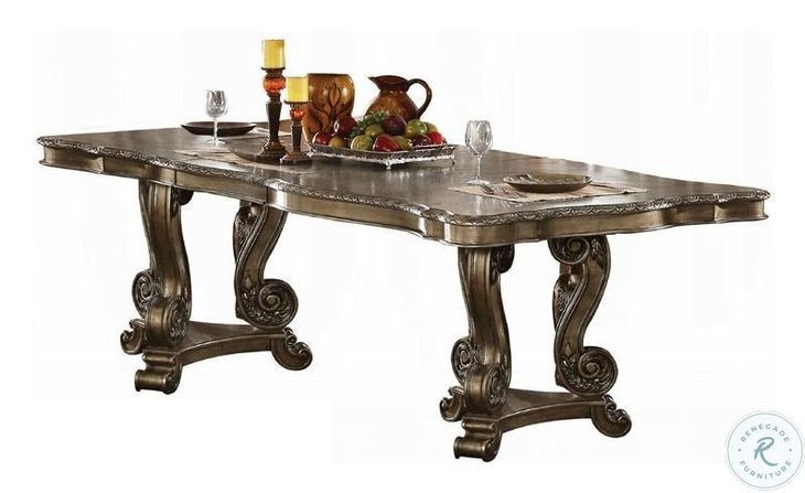 Ragenardus Vintage Oak Extendable Rectangular Dining Room Set