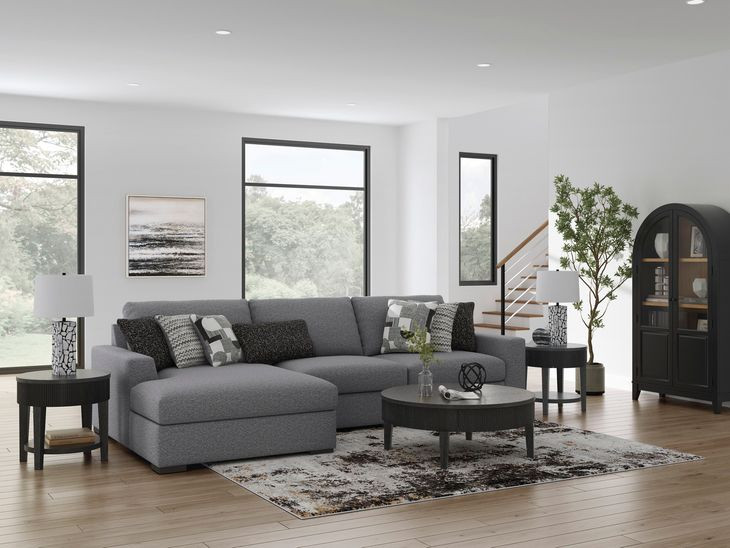 Bealton Salt and Pepper 3 Piece Sectional with LAF Chaise