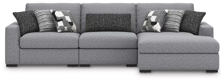Bealton Salt and Pepper 3 Piece Sectional with RAF Chaise