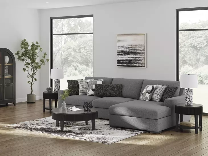 Bealton Salt and Pepper 3 Piece Sectional with RAF Chaise