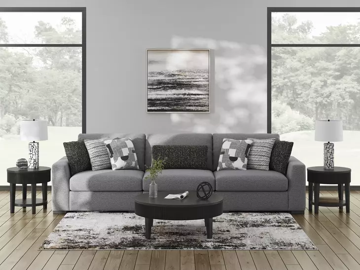 Bealton Salt and Pepper Modular 140" Sofa