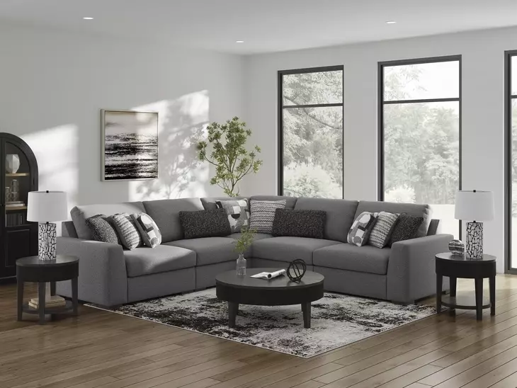 Bealton Salt and Pepper 5 Piece Sectional