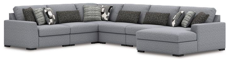 Bealton Salt and Pepper 6 Piece Sectional with RAF Chaise