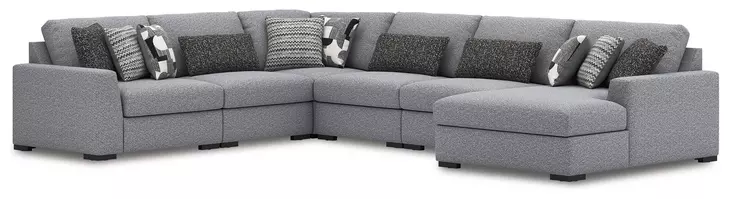 Bealton Salt and Pepper 6 Piece Sectional with RAF Chaise