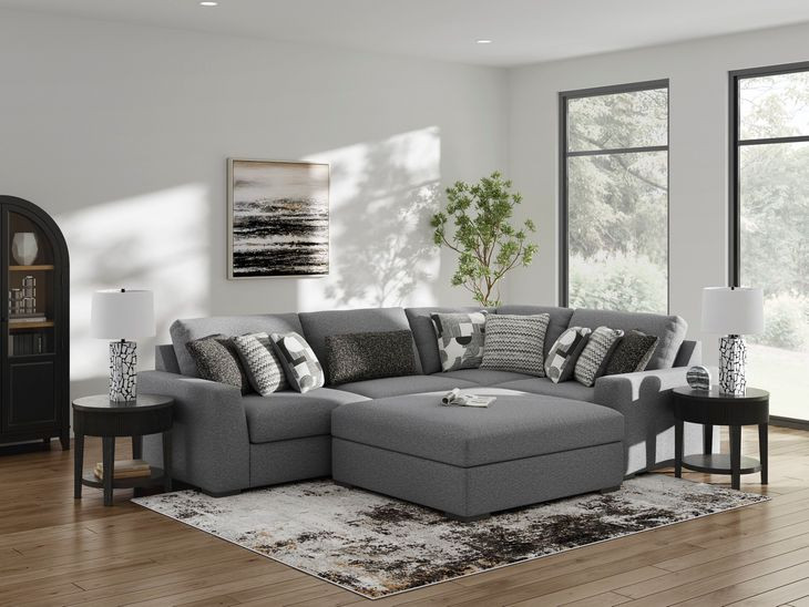 Bealton Salt and Pepper 4 Piece Sectional
