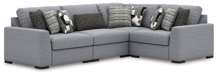 Bealton Salt and Pepper 4 Piece Sectional