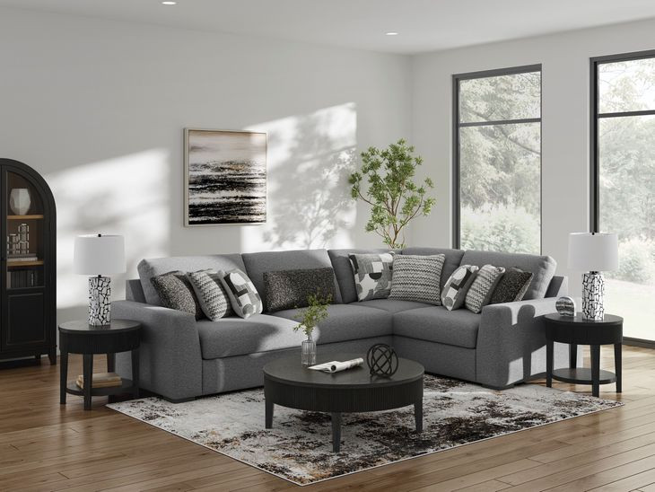 Bealton Salt and Pepper 4 Piece Sectional