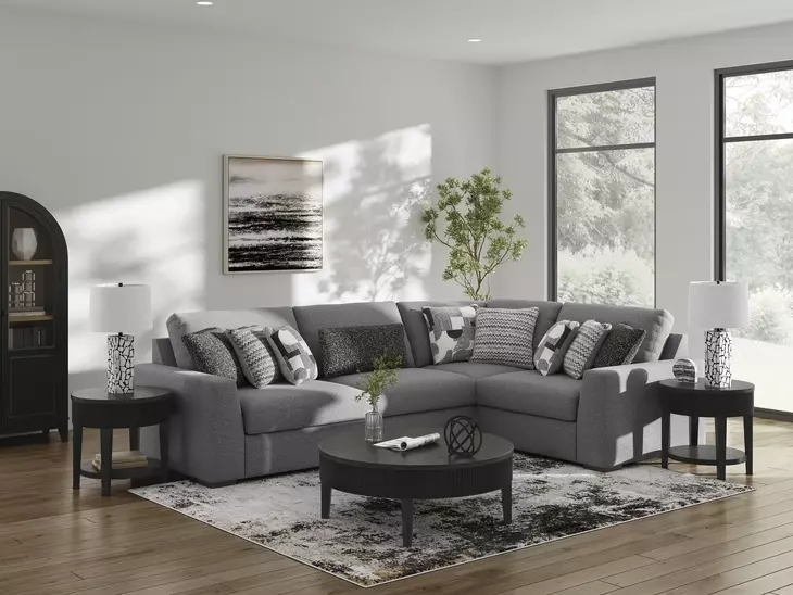 Bealton Salt and Pepper 4 Piece Sectional